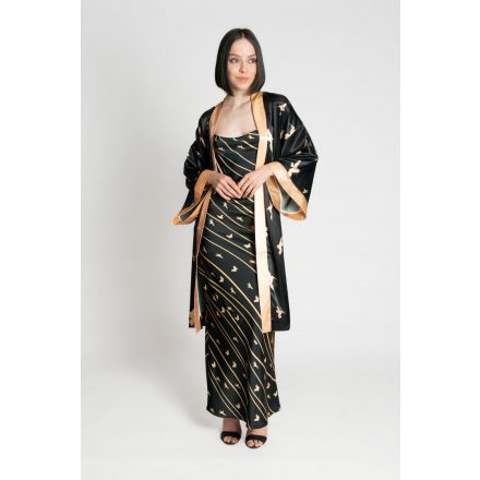 CarolynArt - Kimono – Silk Kolibrik Gold