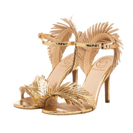 Women's high heels   - Palma Gold,  shiny