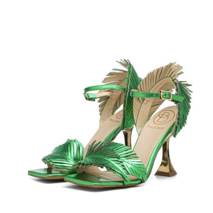 Women's high heels Palma trap, green