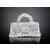 Taormina silver crystal bag