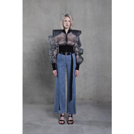 Denim Trousers with slits